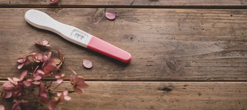 Positive pregnancy test.
